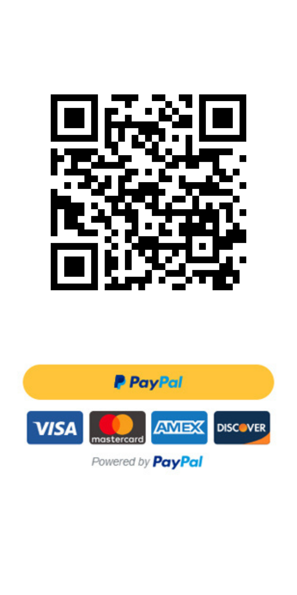 PayPal QR Code for Mountain Logo payment